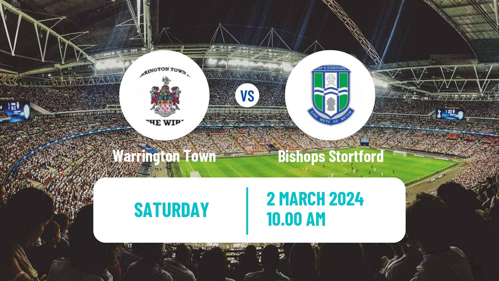 Soccer English National League North Warrington Town - Bishops Stortford