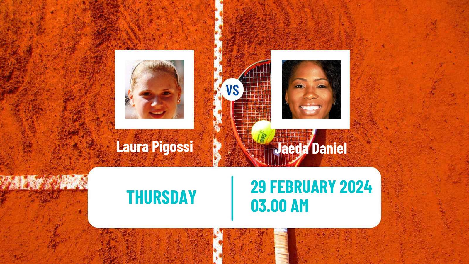 Tennis ITF W50 Pretoria 2 Women Laura Pigossi - Jaeda Daniel