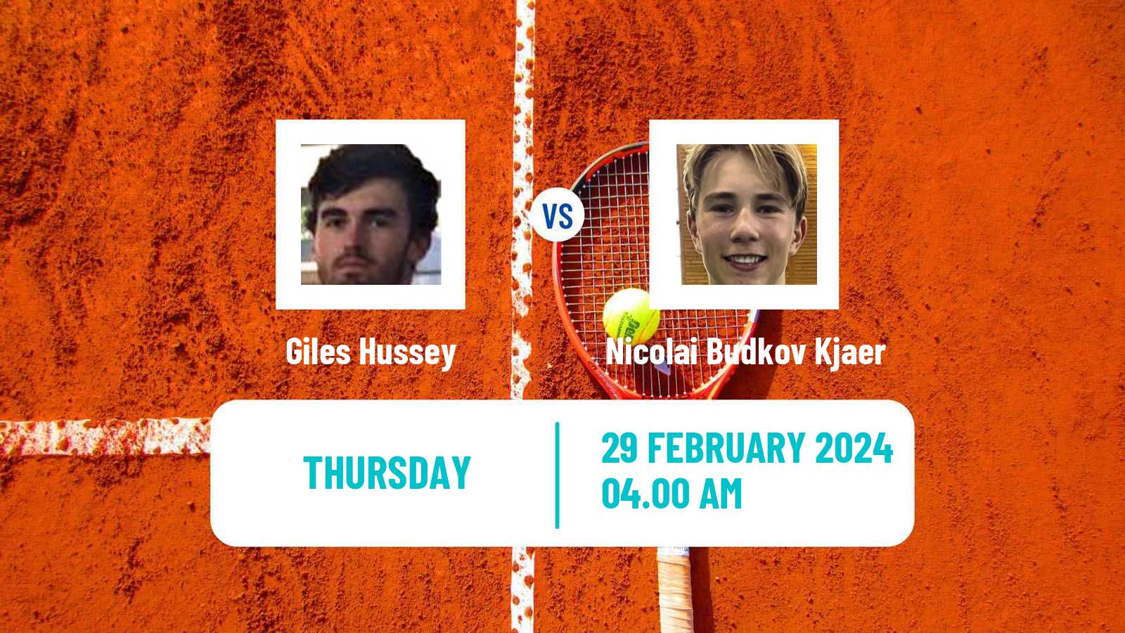 Tennis ITF M15 Villena 2 Men Giles Hussey - Nicolai Budkov Kjaer