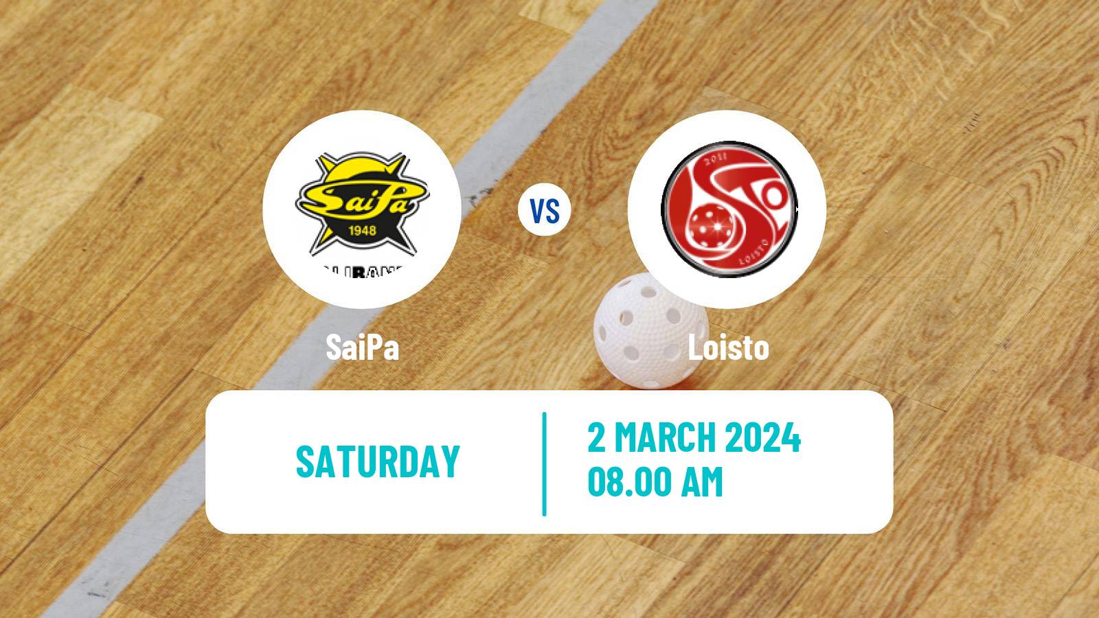 Floorball Finnish F-Liiga Women SaiPa - Loisto