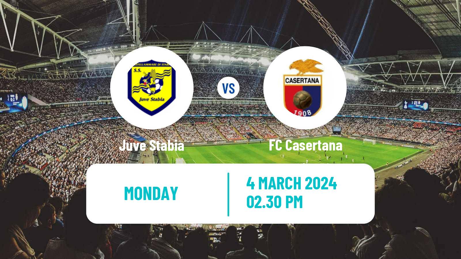 Soccer Italian Serie C Group C Juve Stabia - Casertana