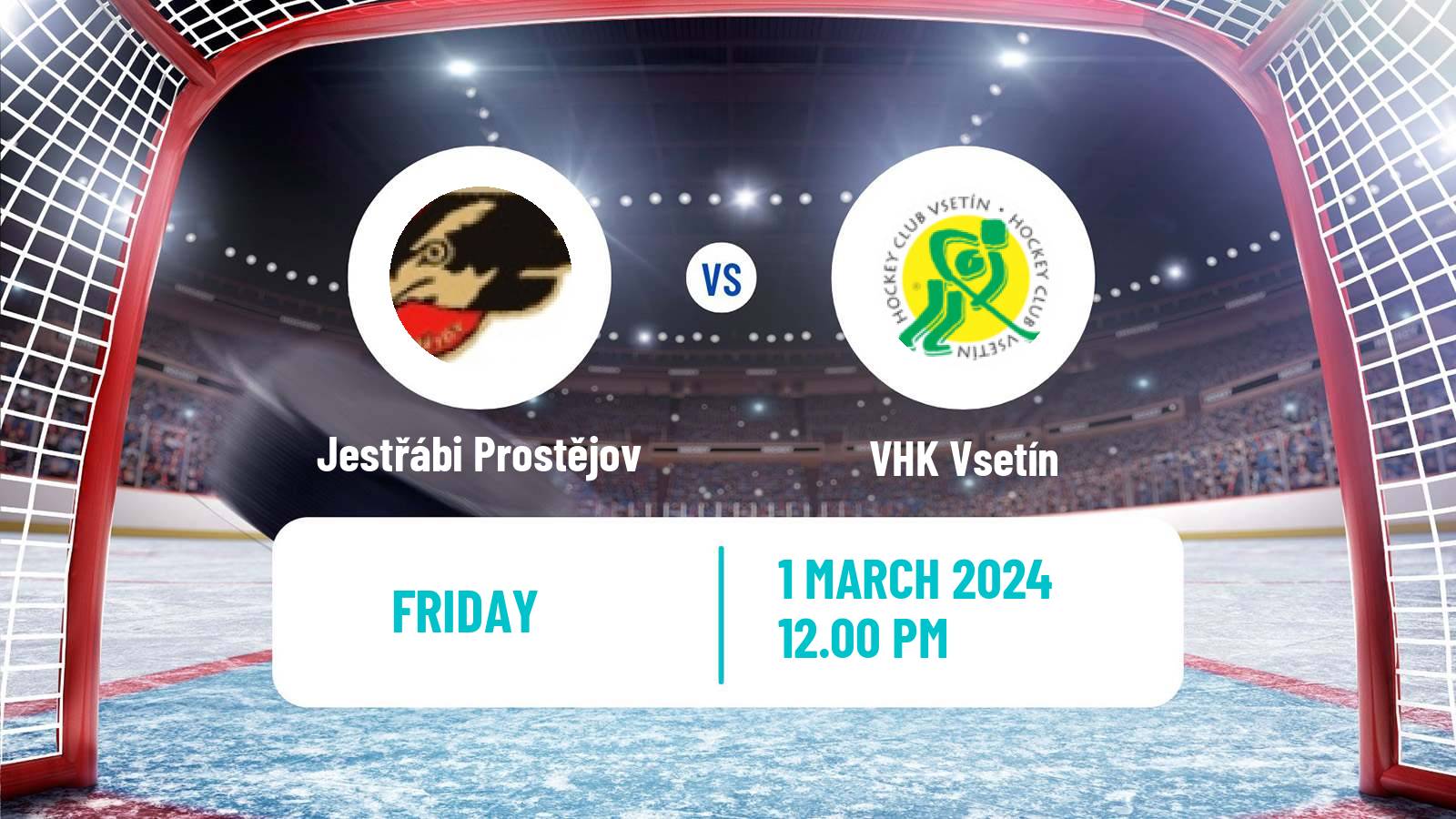 Hockey Czech Chance Liga Jestřábi Prostějov - Vsetín