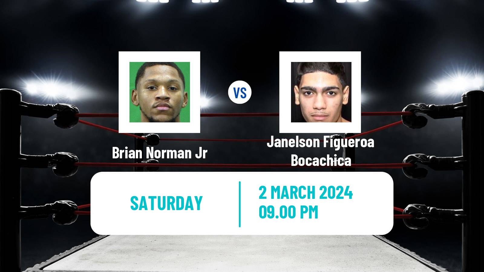 Boxing Welterweight Others Matches Men Brian Norman Jr - Janelson Figueroa Bocachica