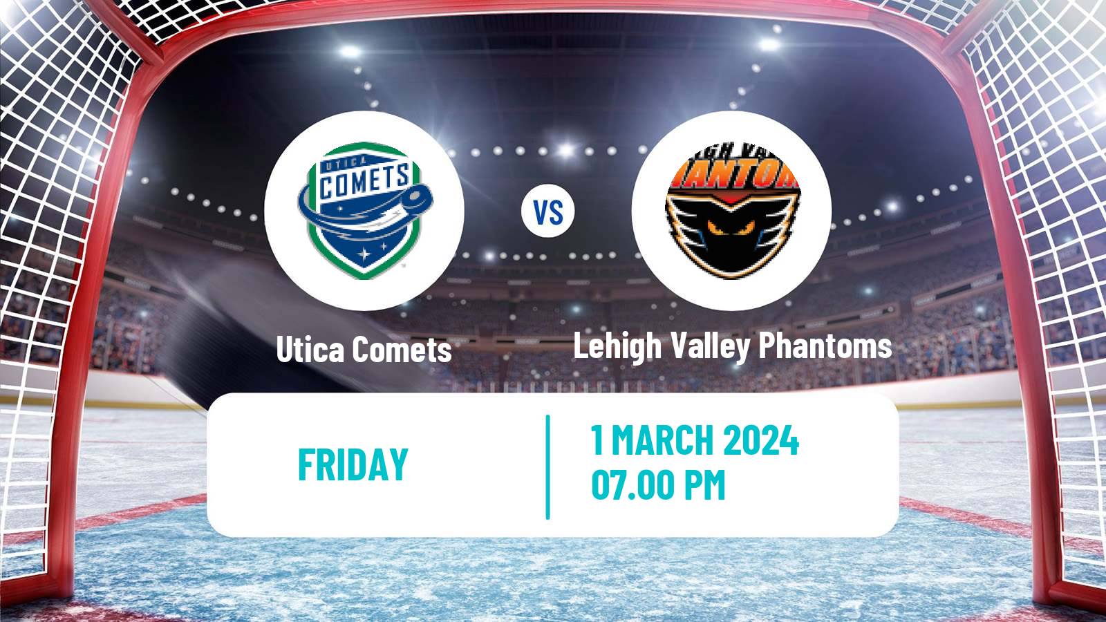 Hockey AHL Utica Comets - Lehigh Valley Phantoms