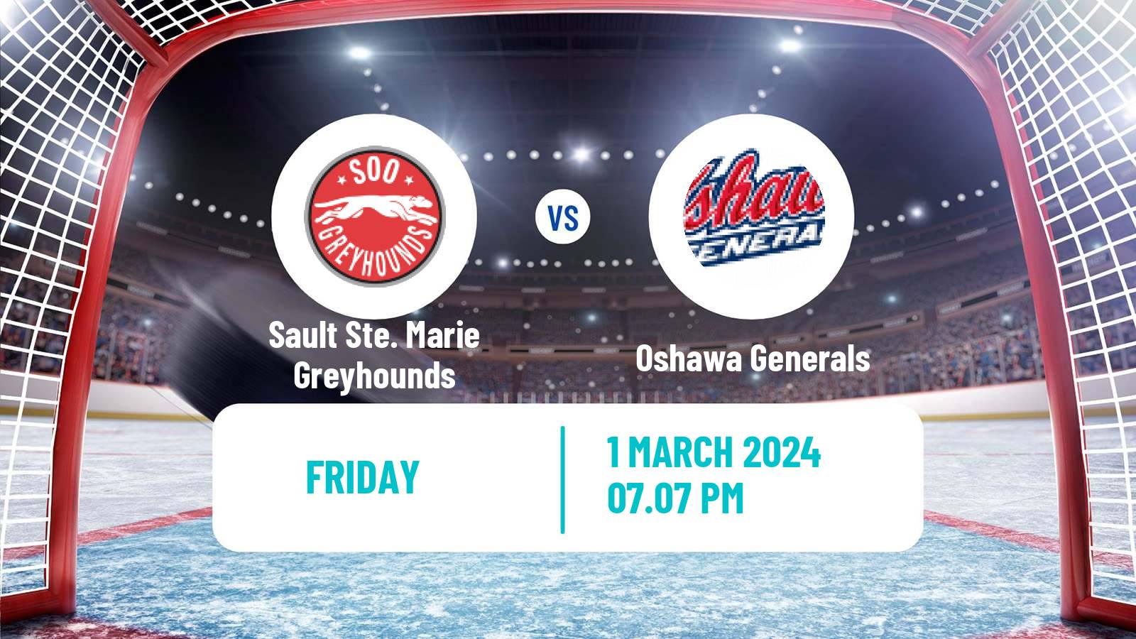 Hockey OHL Sault Ste. Marie Greyhounds - Oshawa Generals