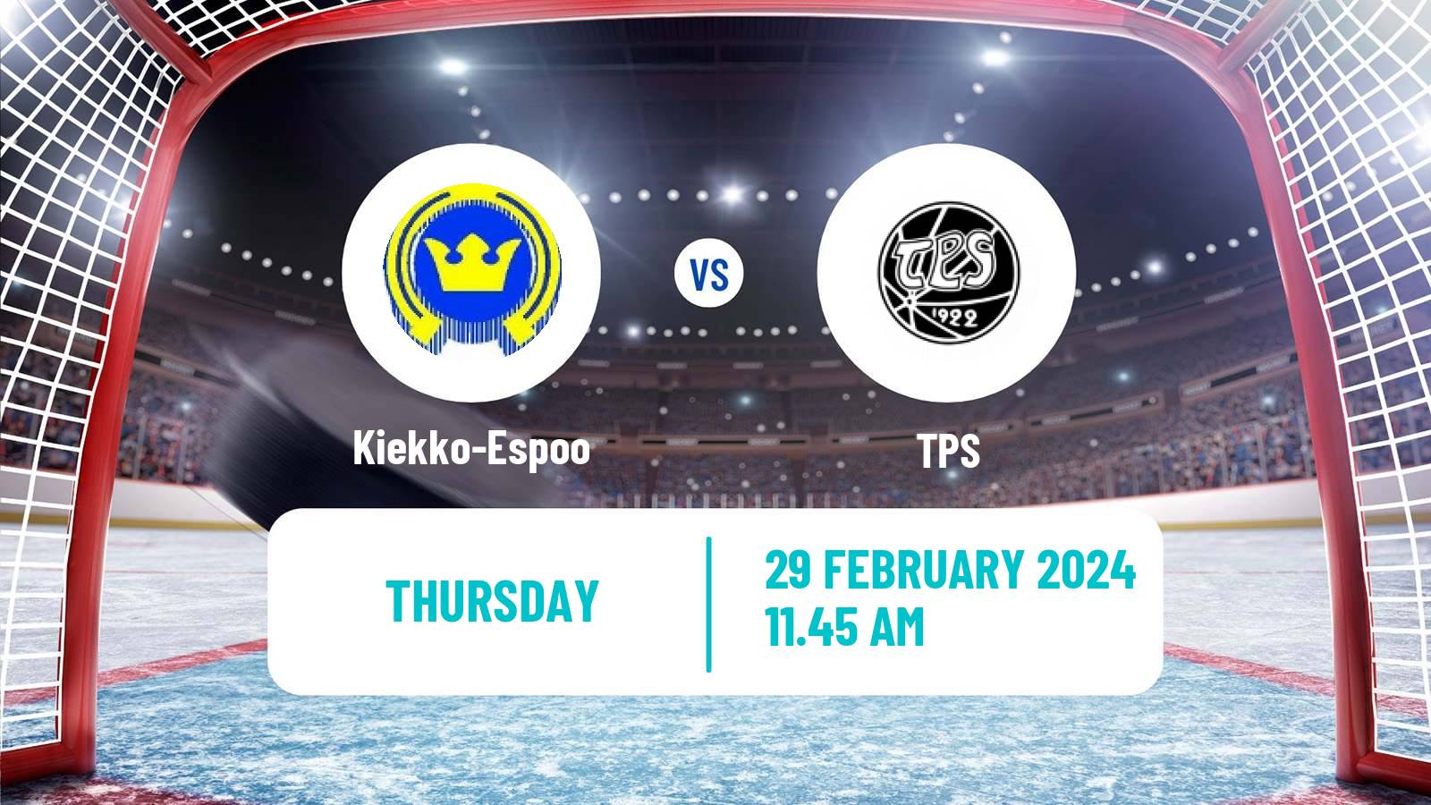 Hockey Finnish Liiga Hockey Women Kiekko-Espoo - TPS