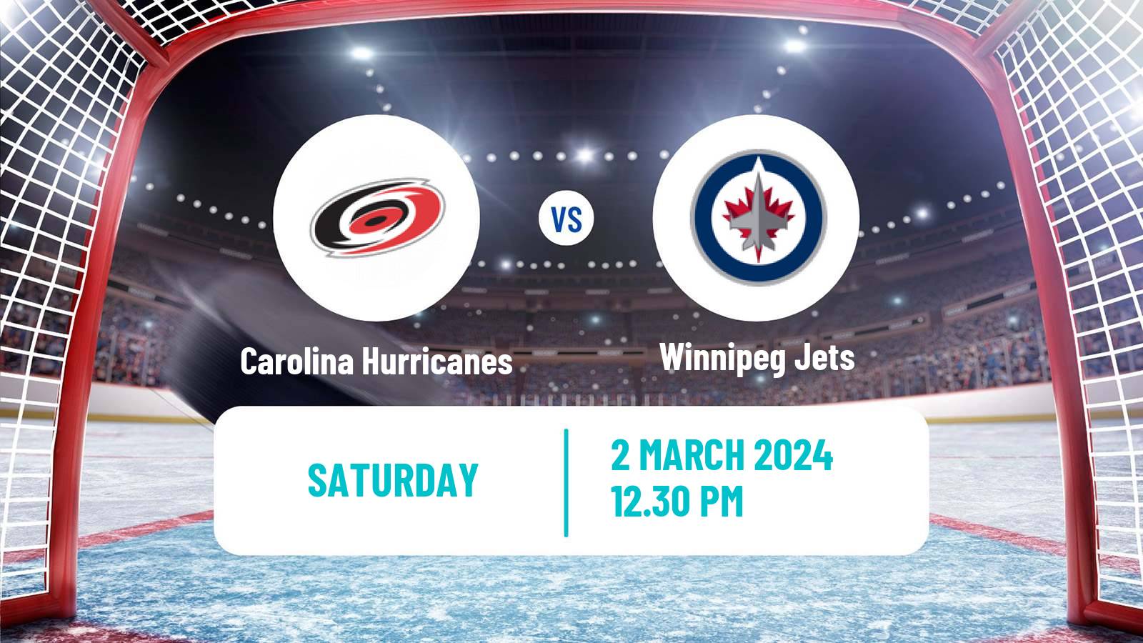 Hockey NHL Carolina Hurricanes - Winnipeg Jets