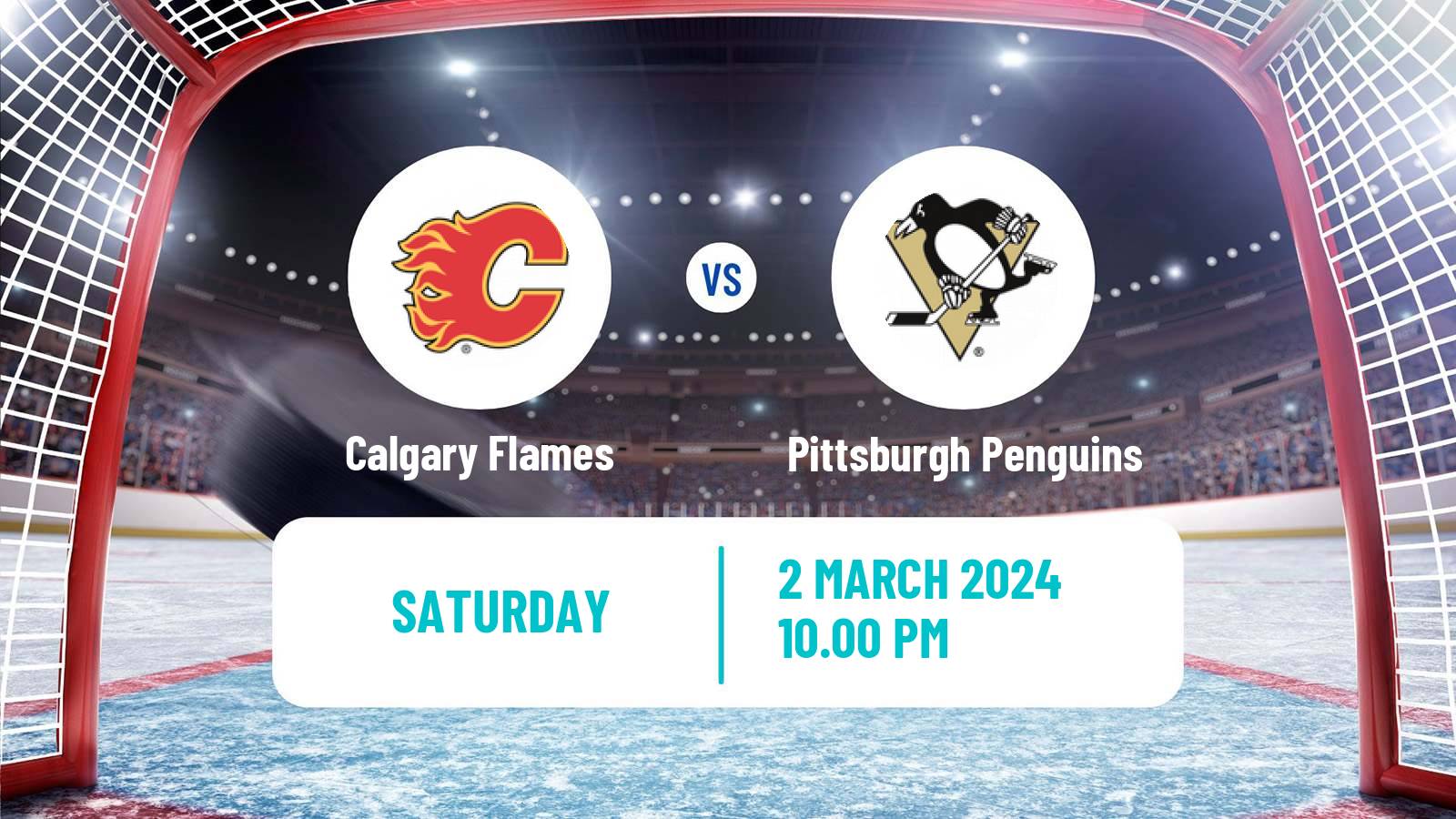 Hockey NHL Calgary Flames - Pittsburgh Penguins