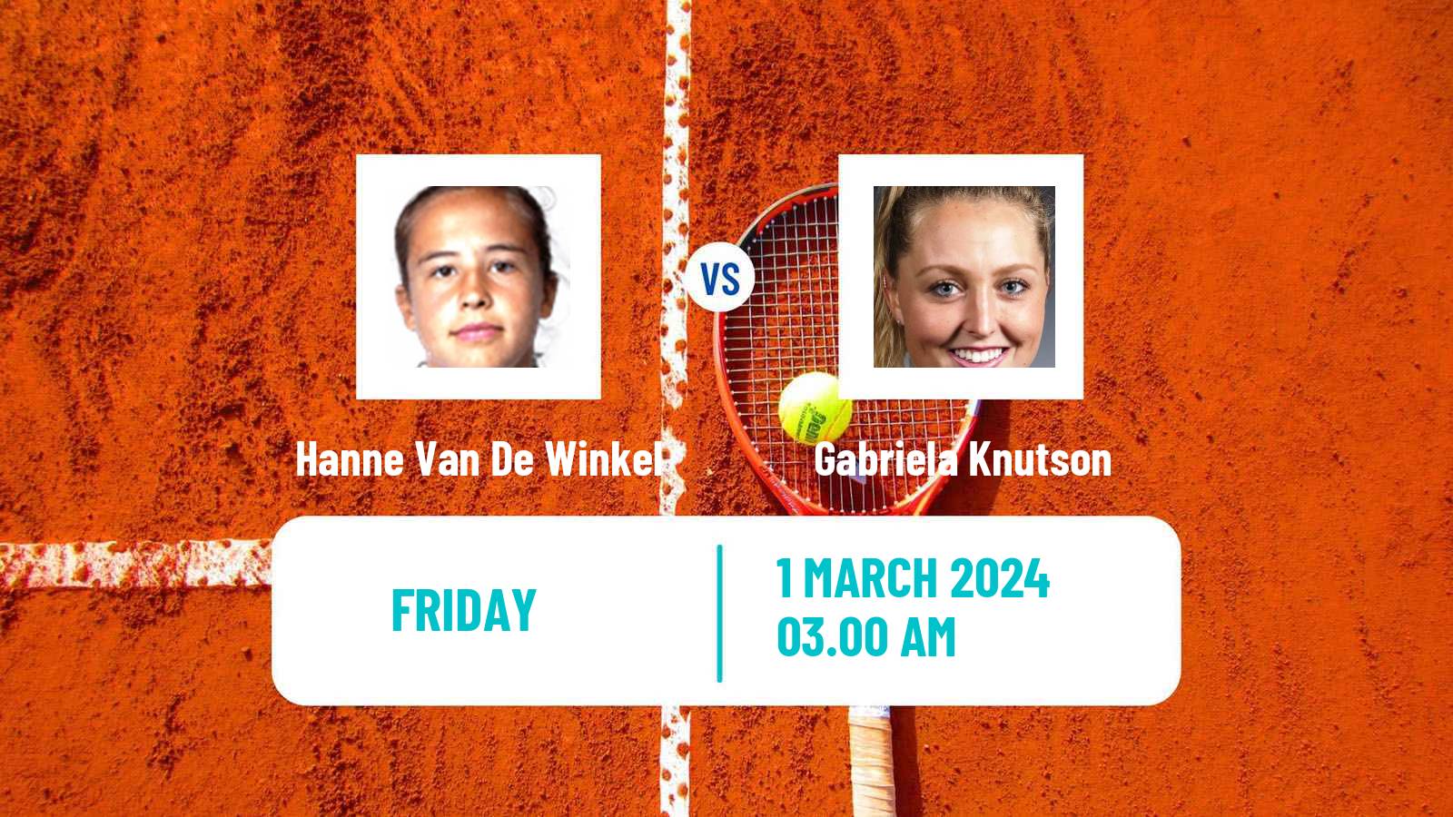 Tennis ITF W50 Pretoria 2 Women Hanne Van De Winkel - Gabriela Knutson