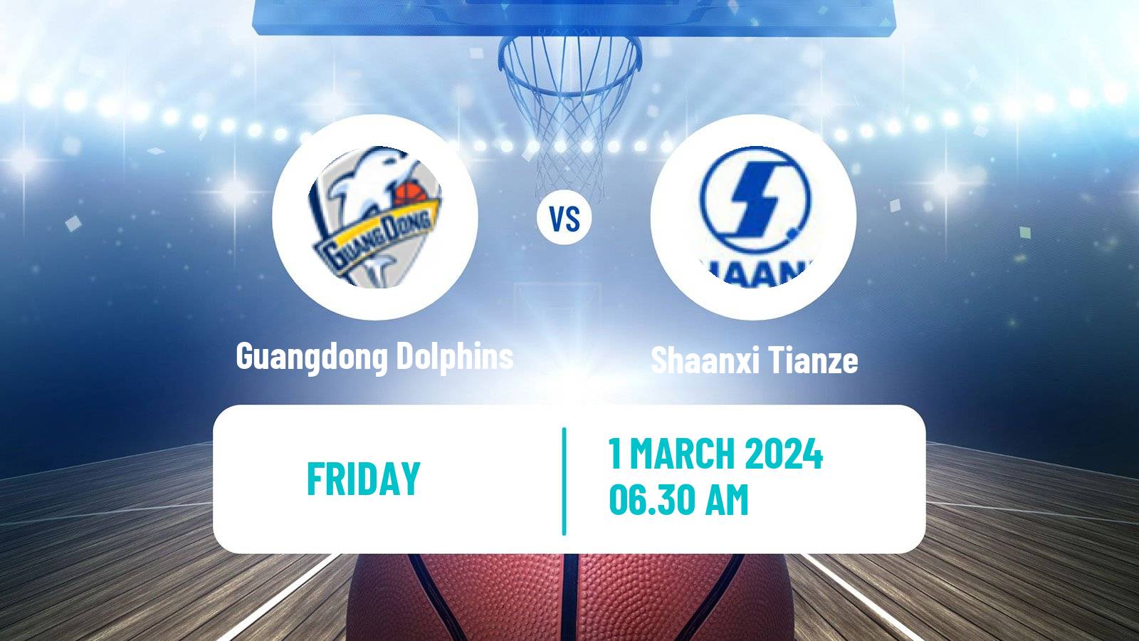 Basketball WCBA Guangdong Dolphins - Shaanxi Tianze