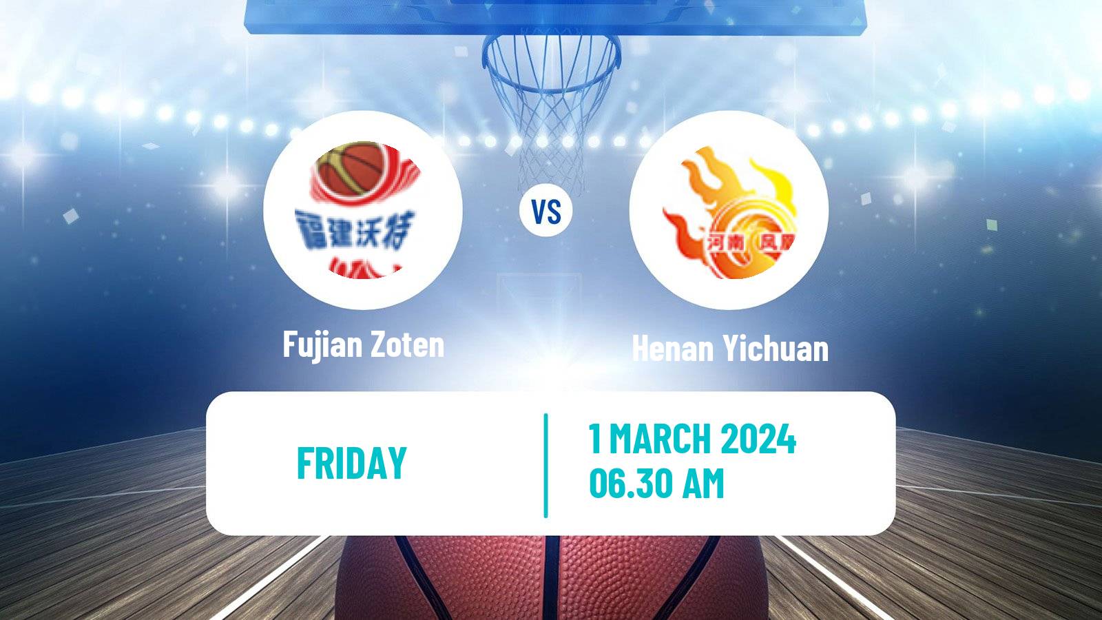 Basketball WCBA Fujian Zoten - Henan Yichuan