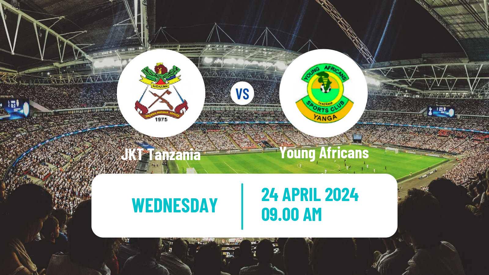 Soccer Tanzanian Premier League JKT Tanzania - Young Africans