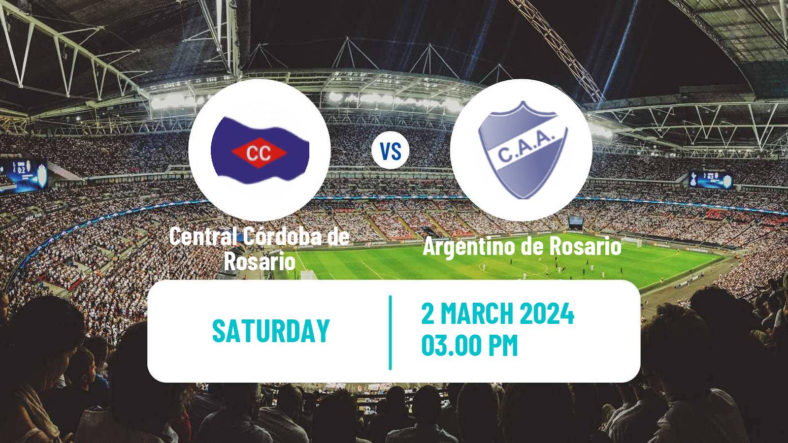Soccer Argentinian Primera C Central Córdoba de Rosario - Argentino de Rosario