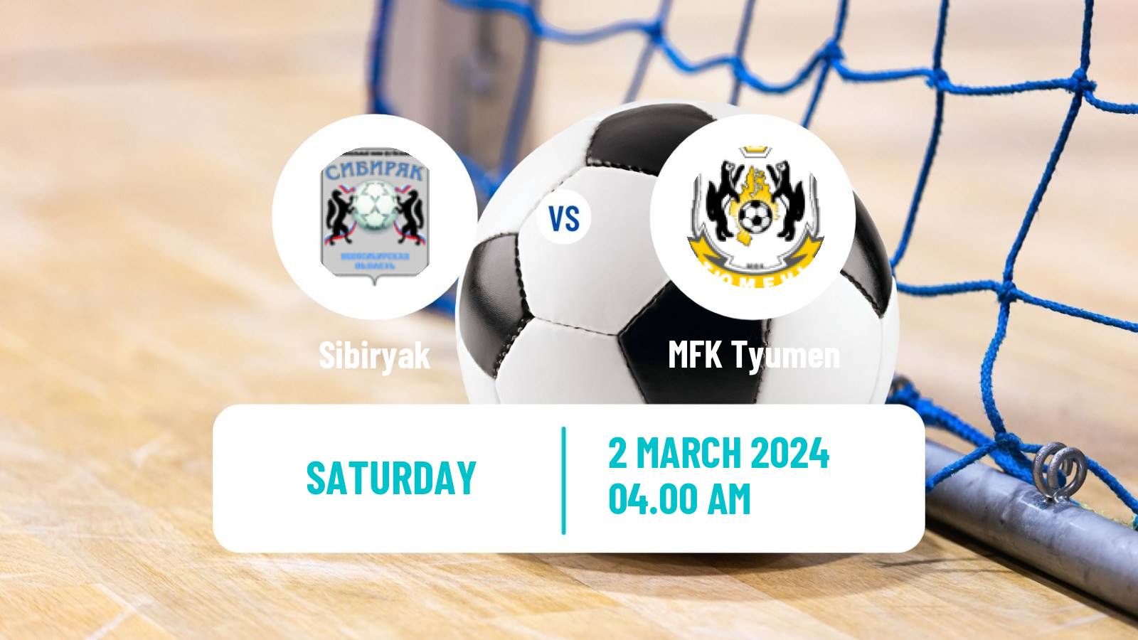 Futsal Russian Super Liga Futsal Sibiryak - MFK Tyumen
