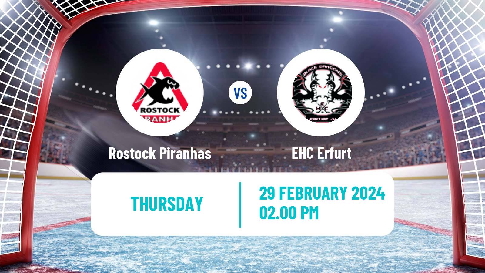 Hockey German Oberliga Hockey Rostock Piranhas - Erfurt