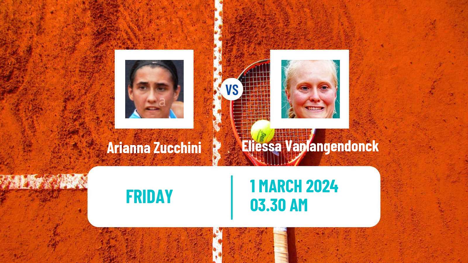 Tennis ITF W15 Monastir 7 Women Arianna Zucchini - Eliessa Vanlangendonck