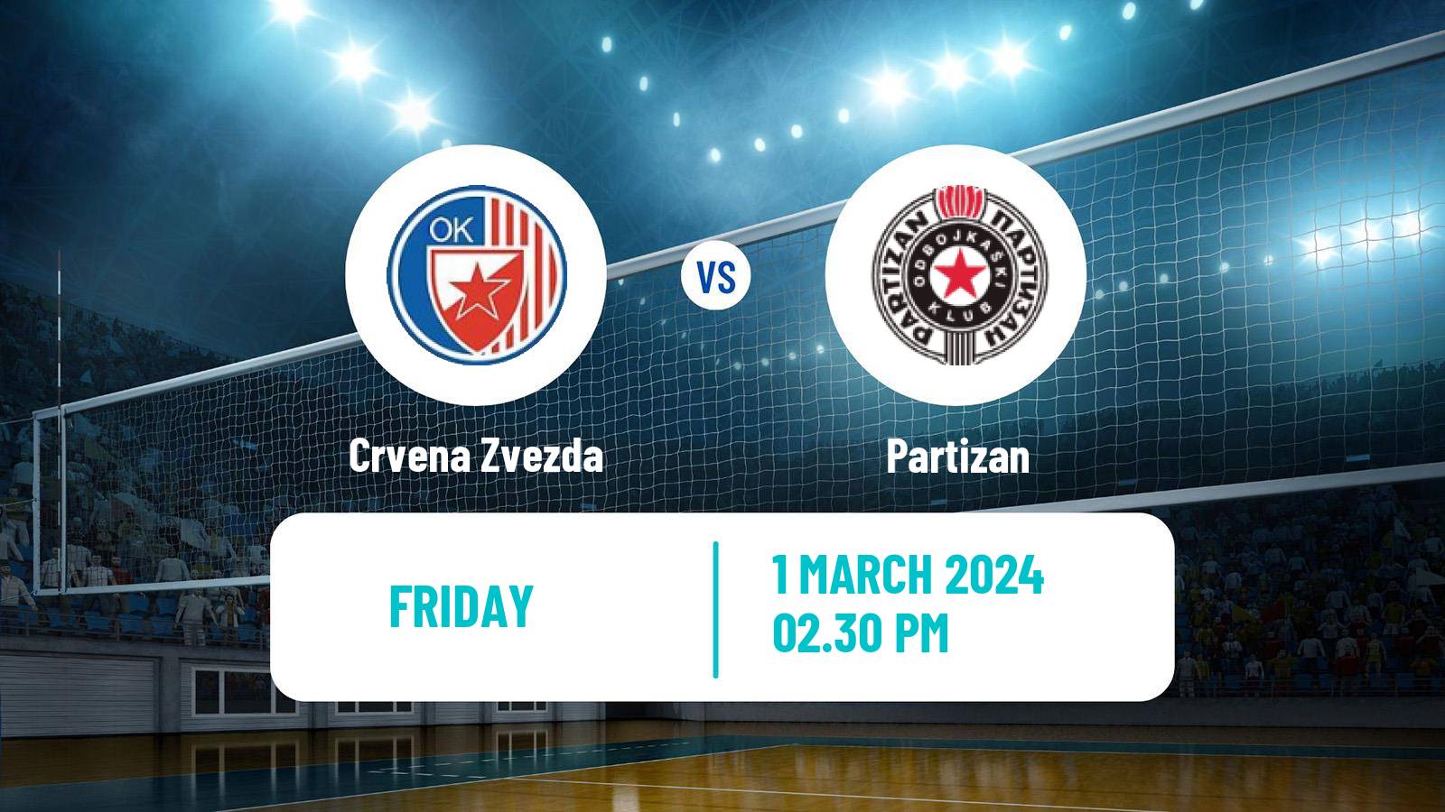 Volleyball Serbian Liga Volleyball Women Crvena Zvezda - Partizan