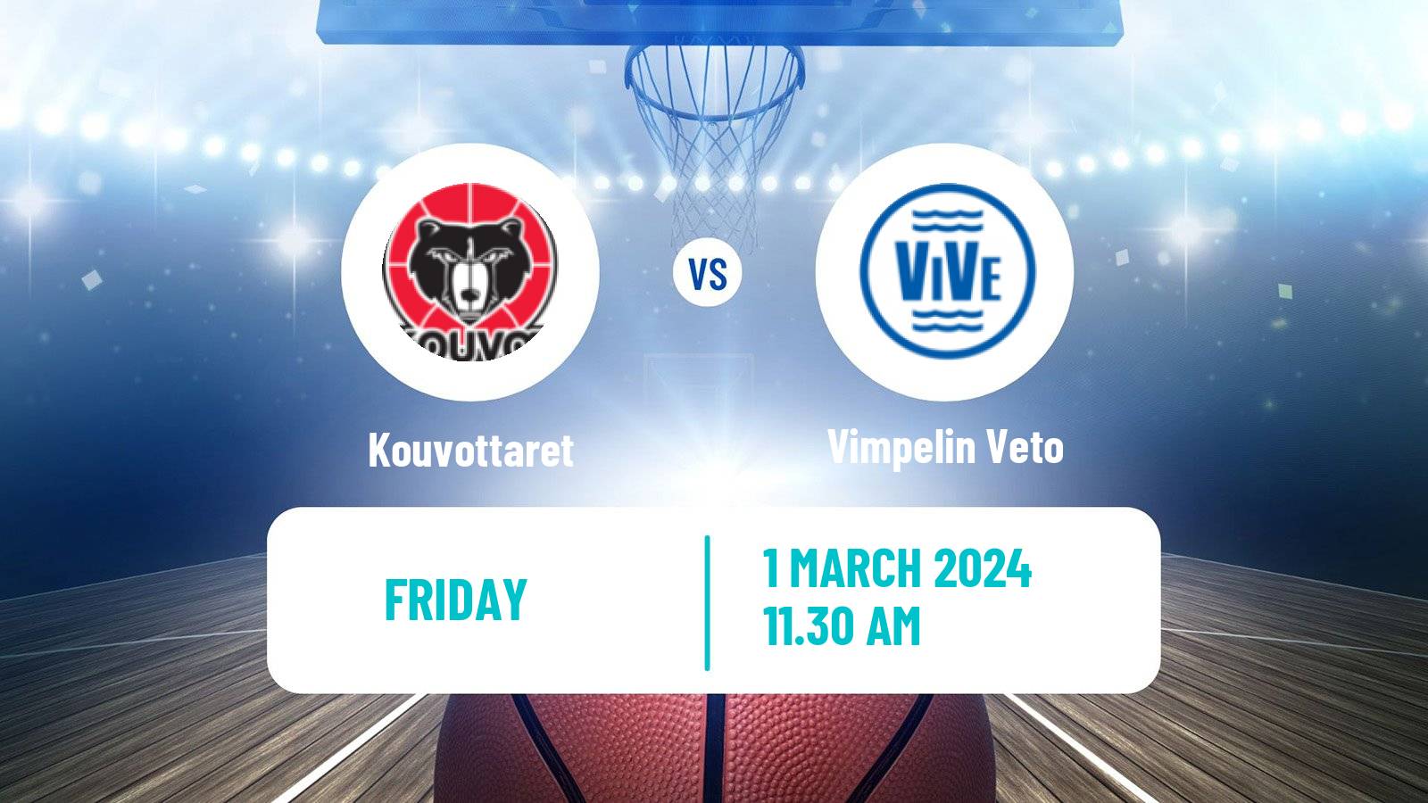 Basketball Finnish Korisliiga Women Kouvottaret - Vimpelin Veto