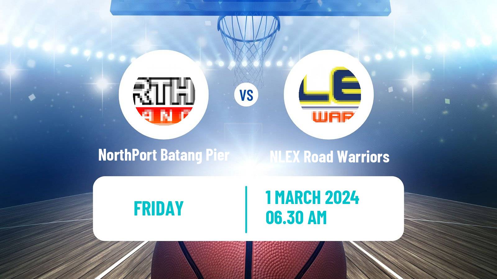 Basketball Philippines Cup NorthPort Batang Pier - NLEX Road Warriors