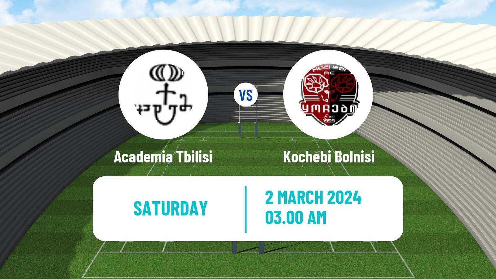 Rugby union Georgian Didi 10 Academia Tbilisi - Kochebi Bolnisi