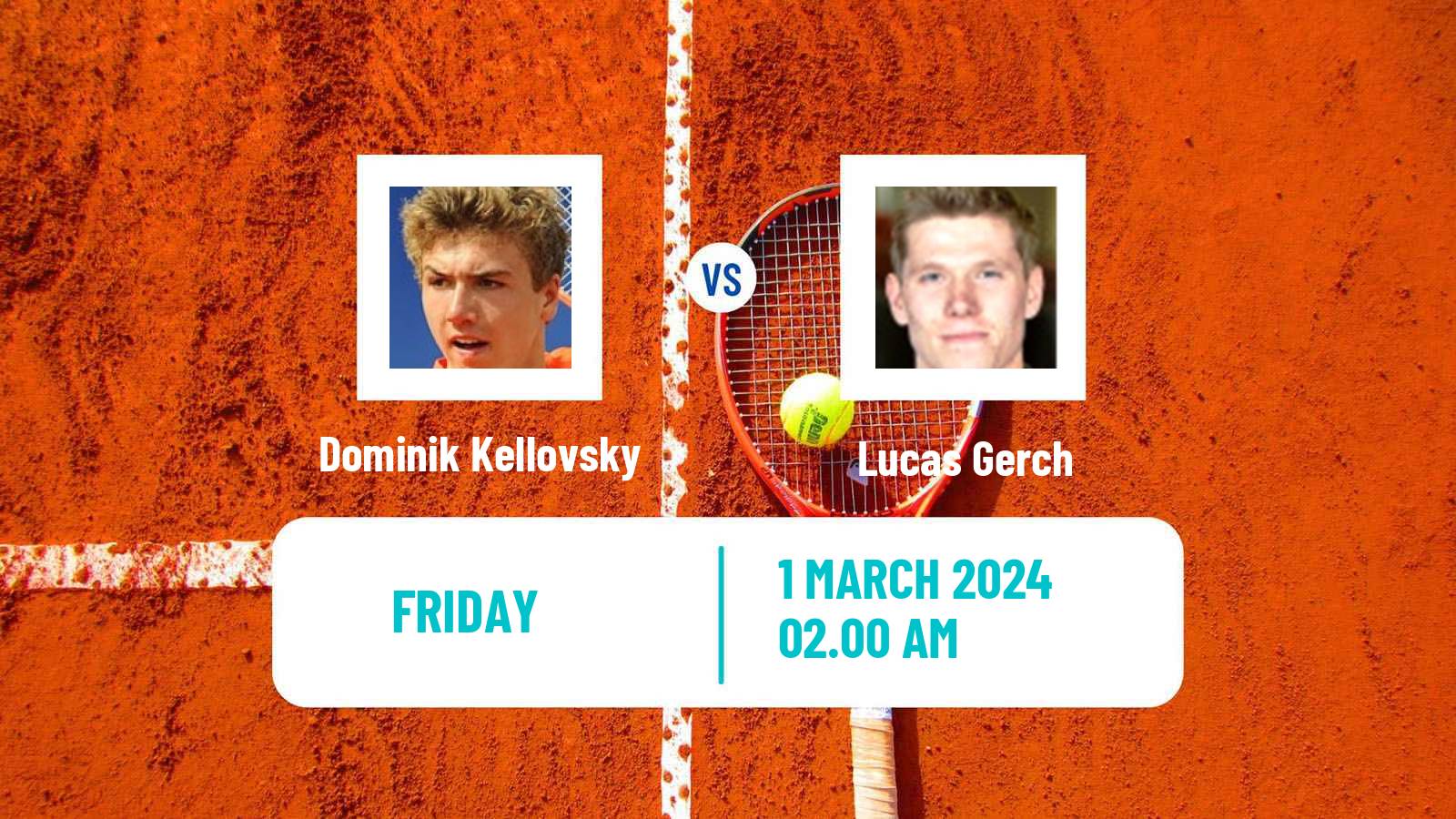 Tennis ITF M15 Antalya 4 Men Dominik Kellovsky - Lucas Gerch