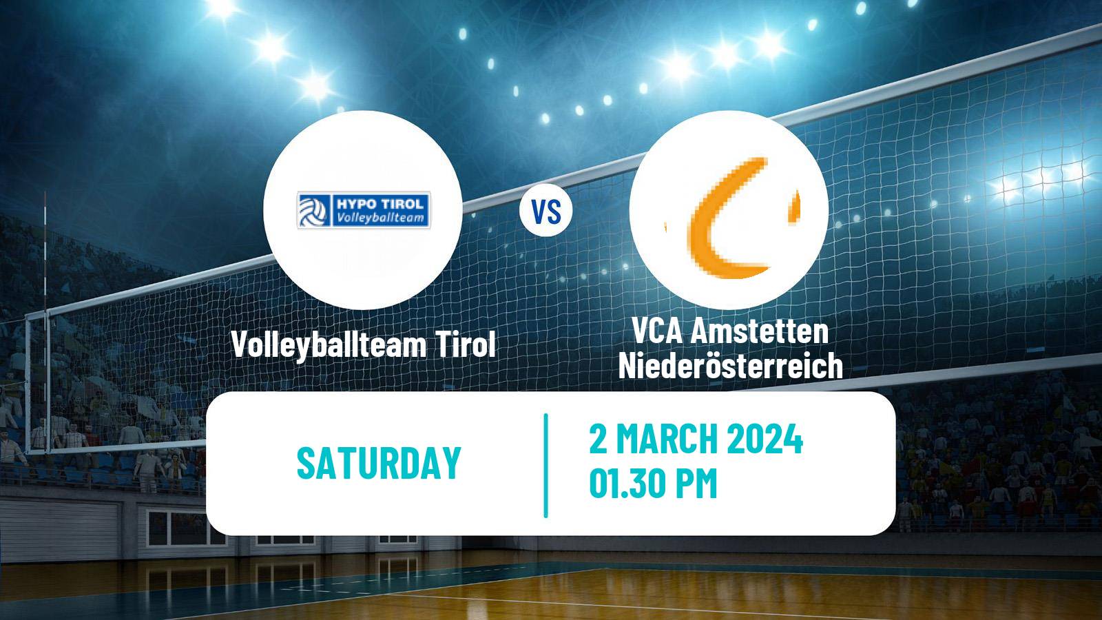 Volleyball Austrian Volley League Volleyballteam Tirol - VCA Amstetten Niederösterreich
