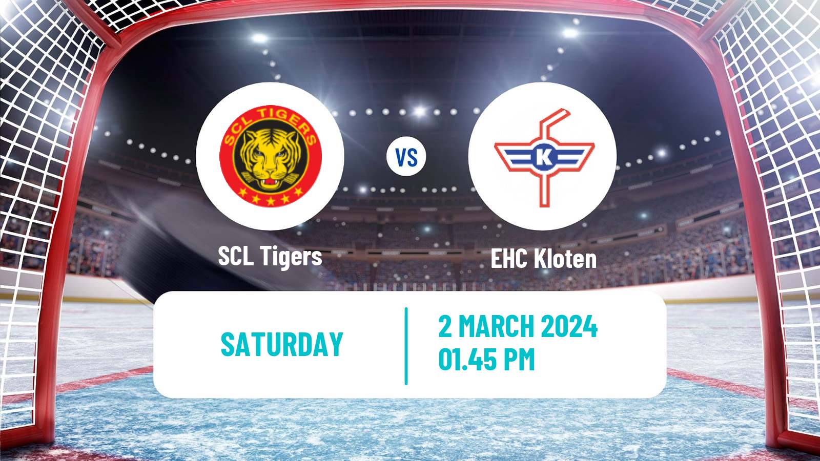 Hockey Swiss National League Hockey SCL Tigers - EHC Kloten