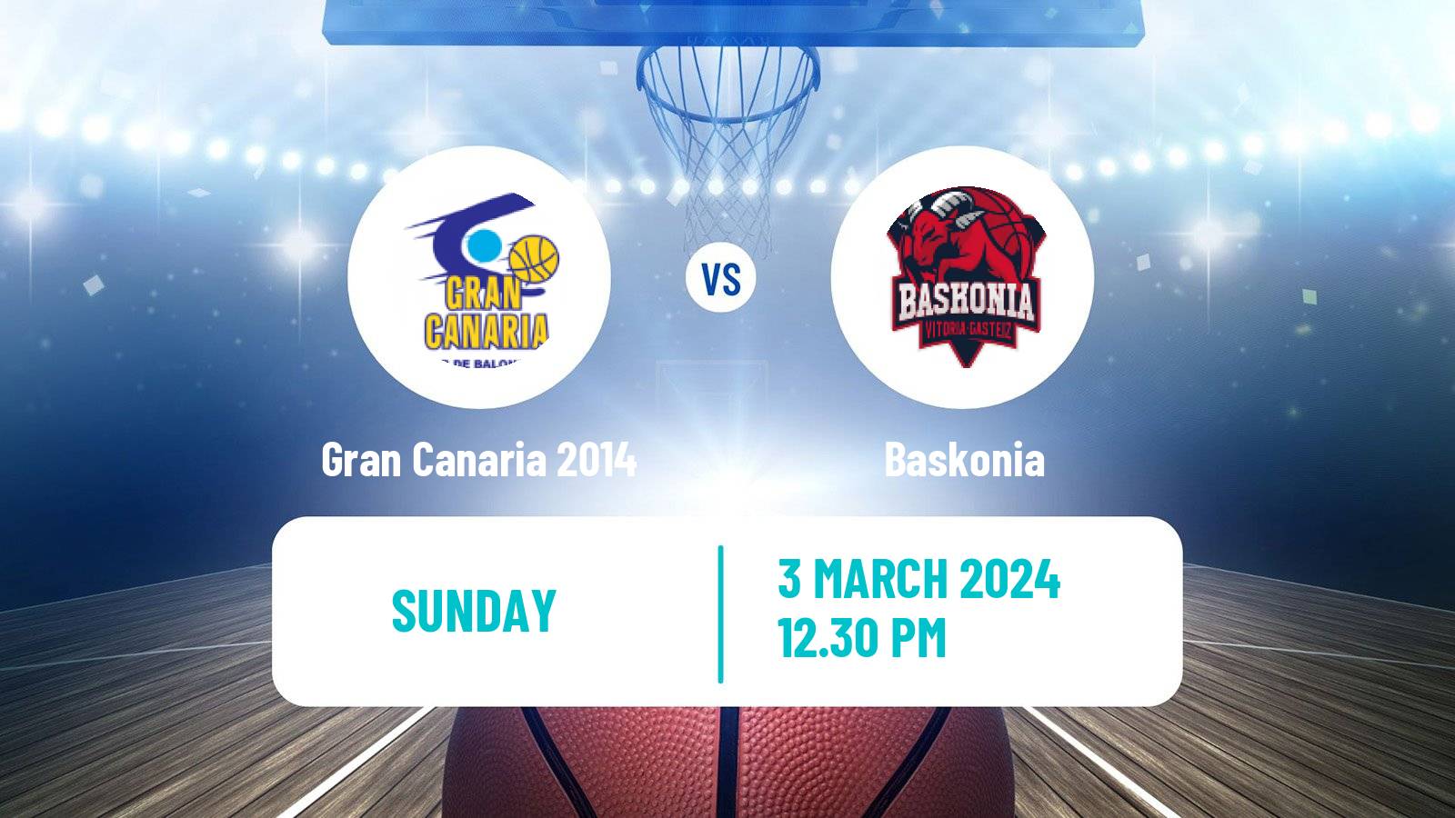 Basketball Spanish ACB League Gran Canaria 2014 - Baskonia