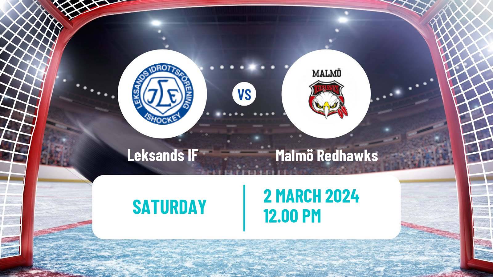 Hockey SHL Leksand - Malmö Redhawks