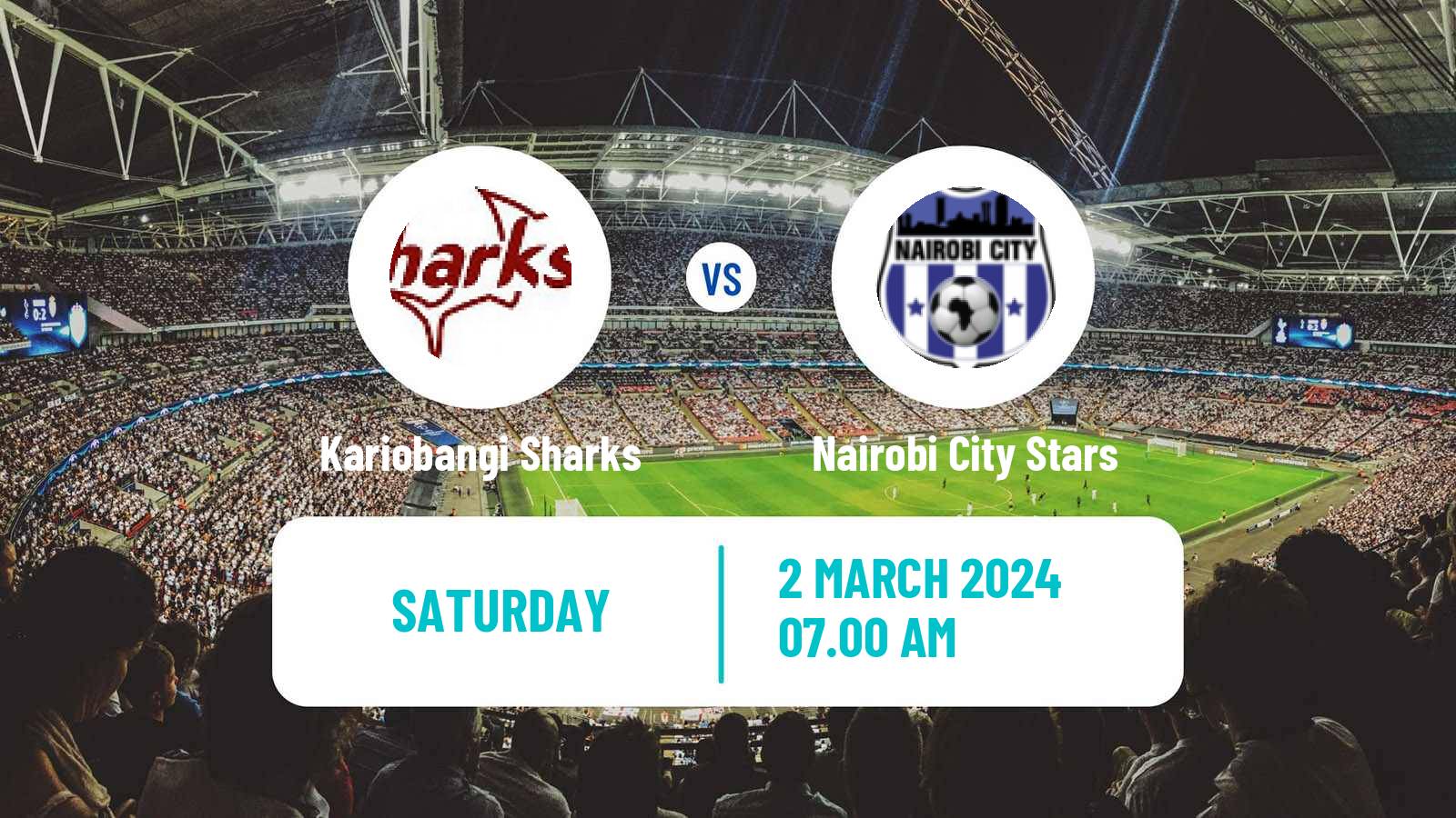 Soccer Kenyan Premier League Kariobangi Sharks - Nairobi City Stars