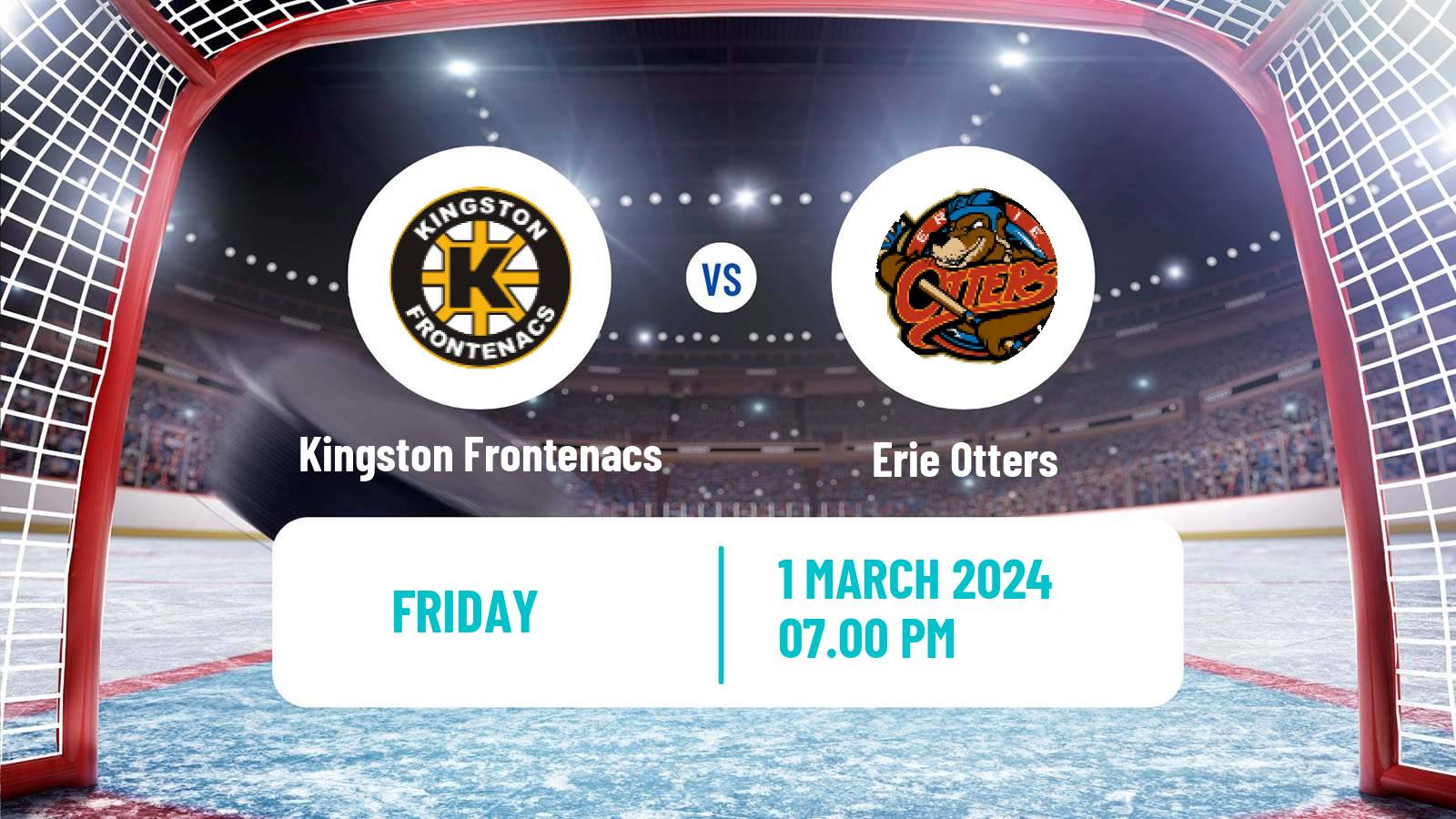 Hockey OHL Kingston Frontenacs - Erie Otters