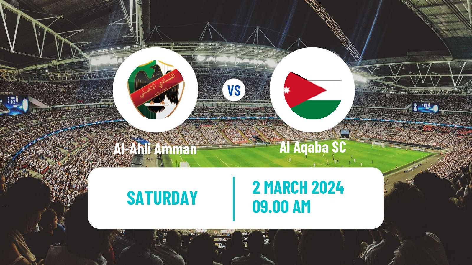 Soccer Jordan Premier League Al-Ahli Amman - Al Aqaba