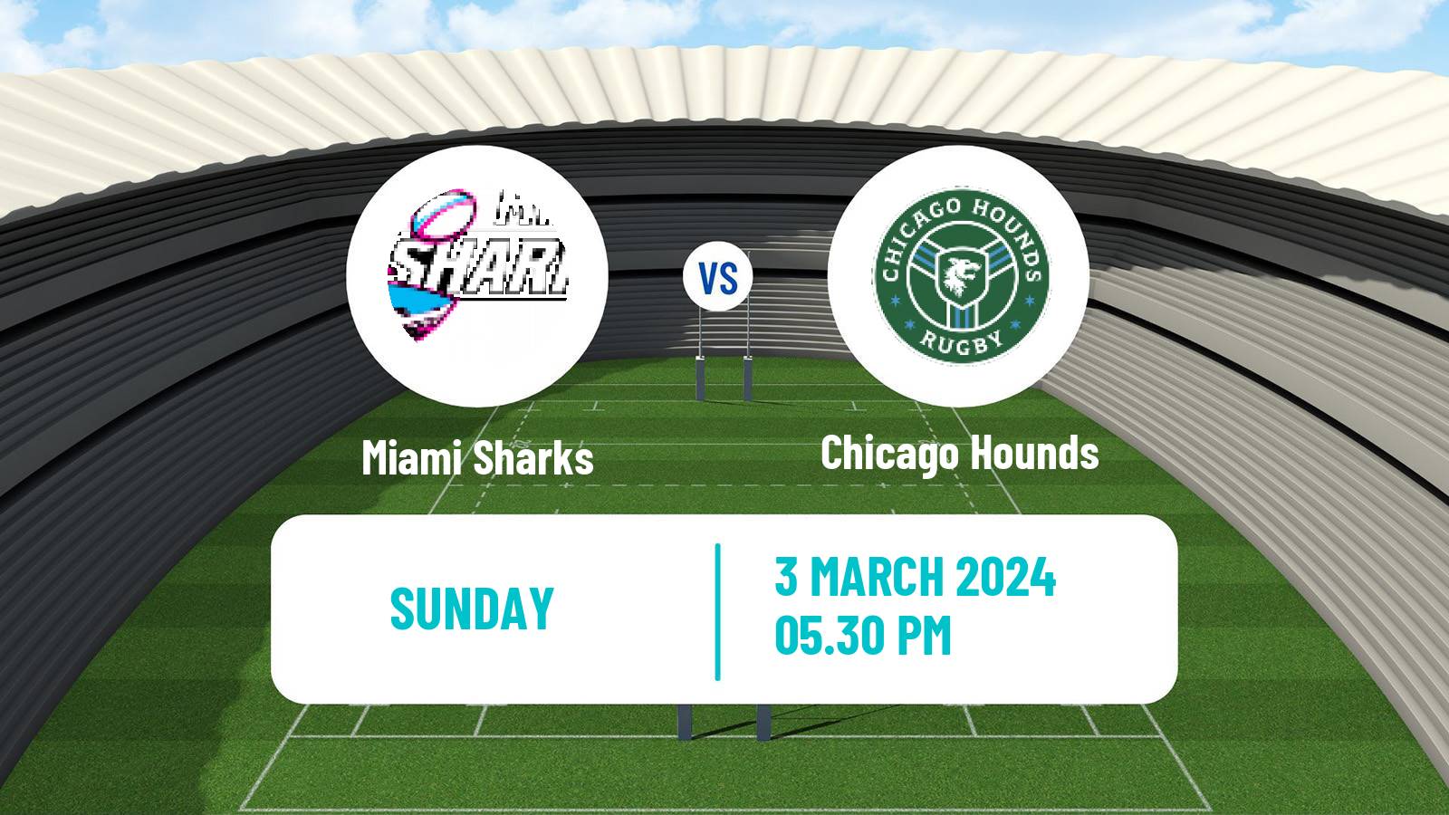 Rugby union USA Major League Rugby Miami Sharks - Chicago Hounds