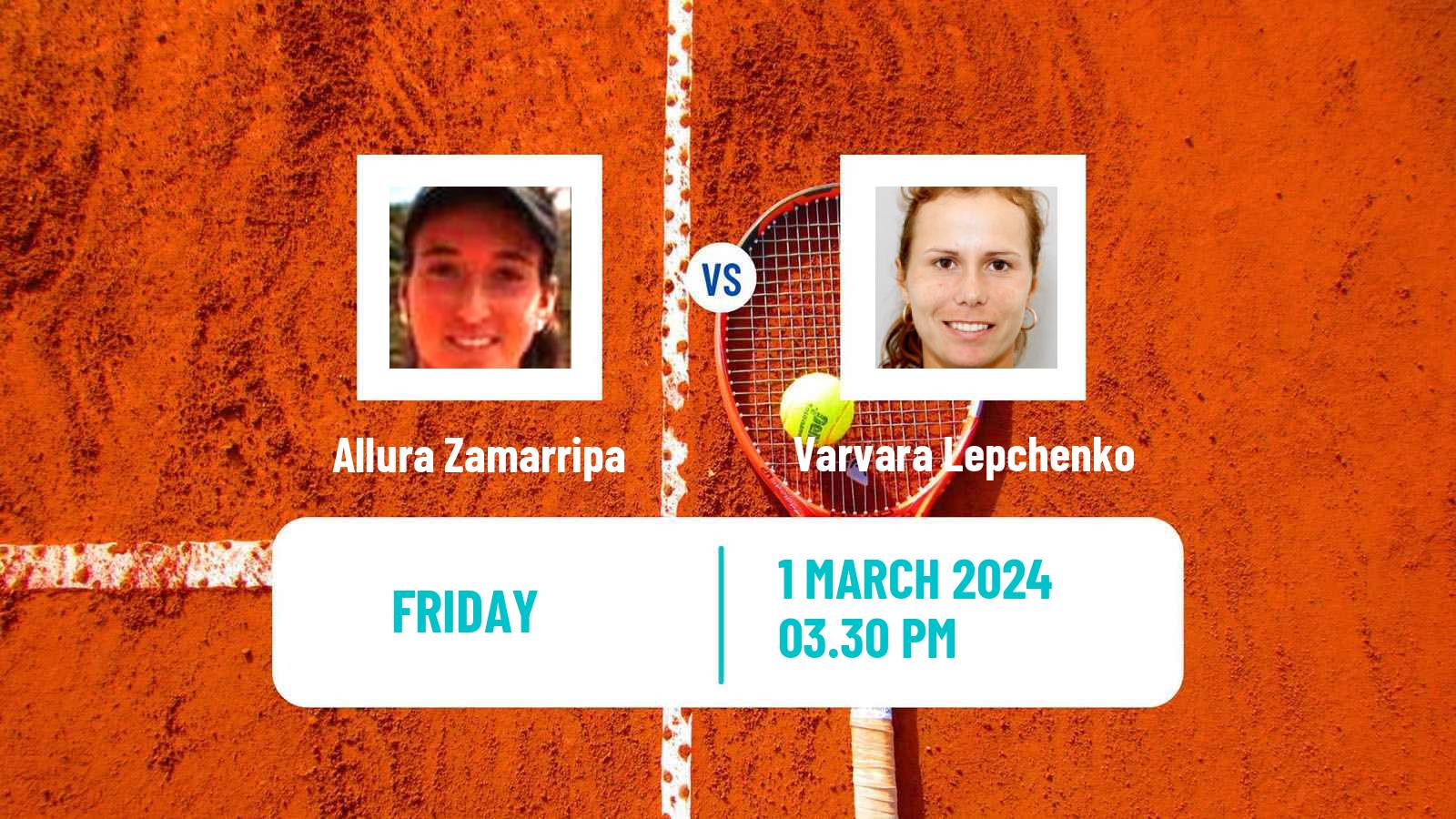 Tennis ITF W35 Spring Tx Women Allura Zamarripa - Varvara Lepchenko