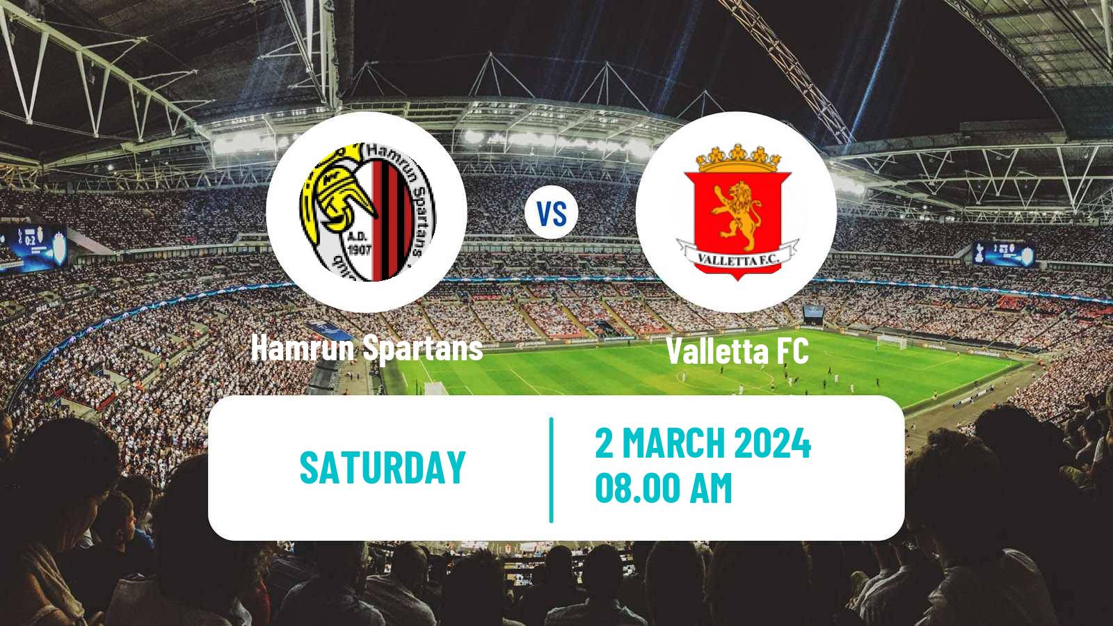 Soccer Maltese Premier League Hamrun Spartans - Valletta