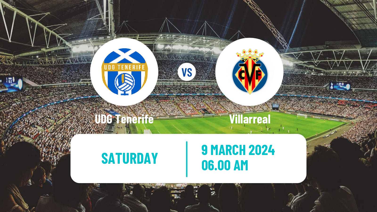 Soccer Spanish Primera División Women UDG Tenerife - Villarreal