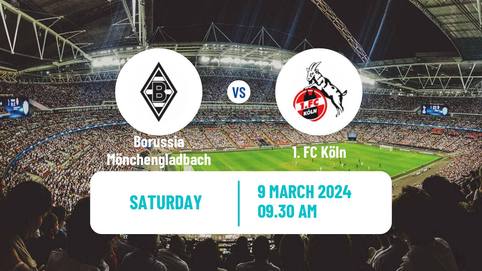 Soccer German Bundesliga Borussia Mönchengladbach - Köln