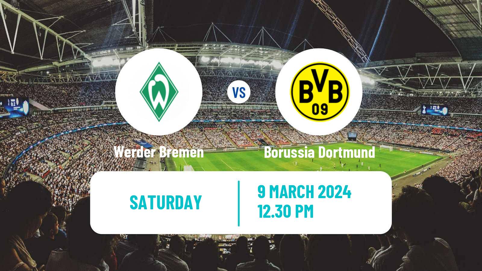 Soccer German Bundesliga Werder Bremen - Borussia Dortmund