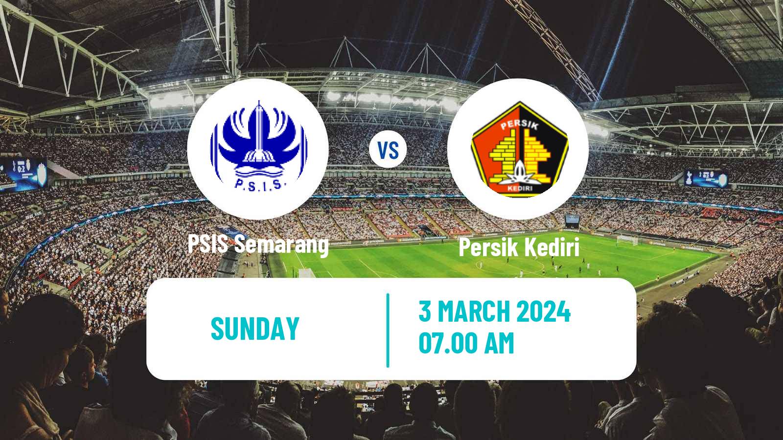 Soccer Indonesian Liga 1 PSIS Semarang - Persik Kediri