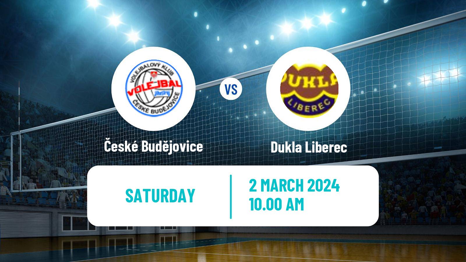 Volleyball Czech Extraliga Volleyball České Budějovice - Dukla Liberec