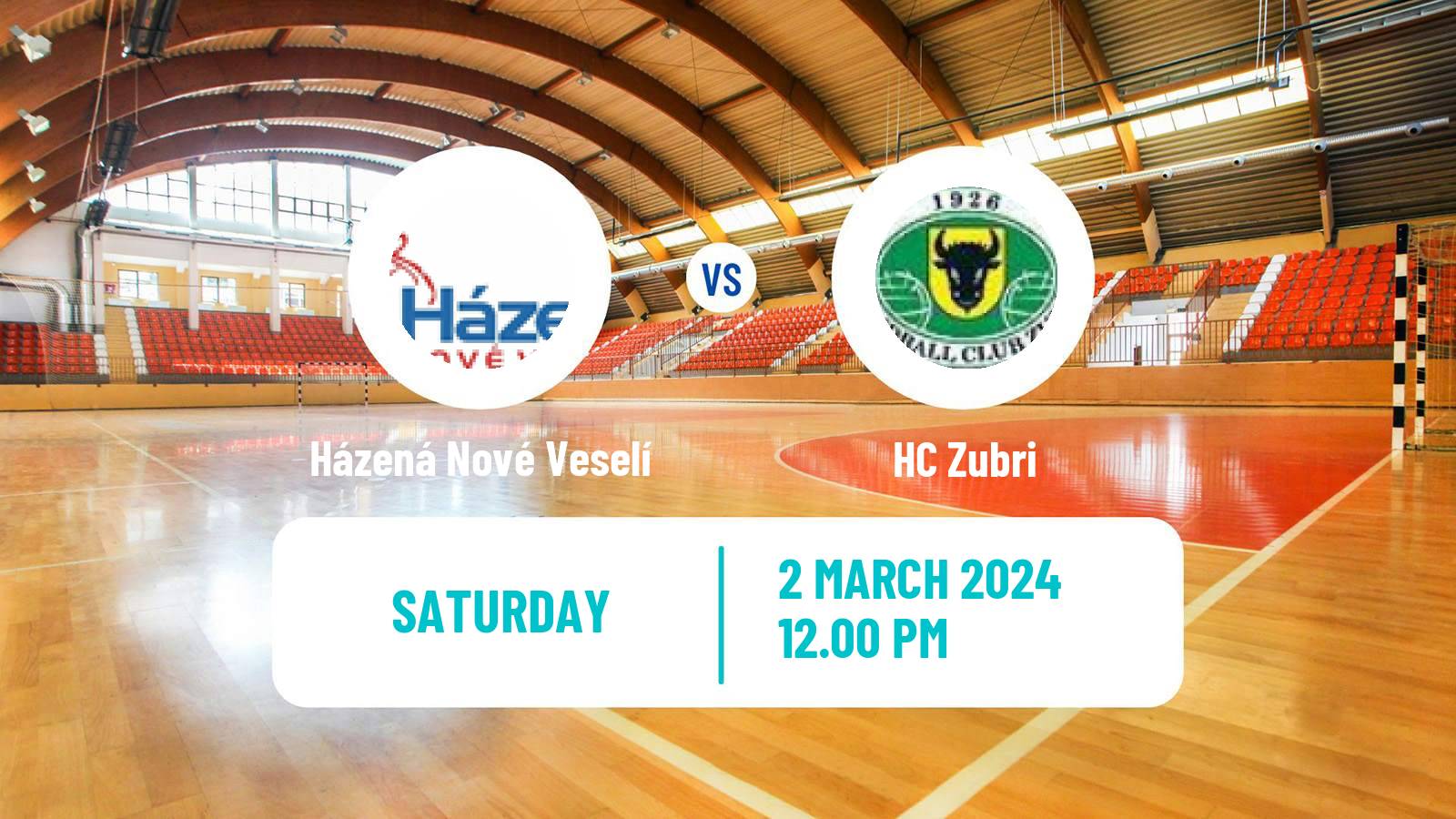 Handball Czech Extraliga Handball Házená Nové Veselí - Zubri