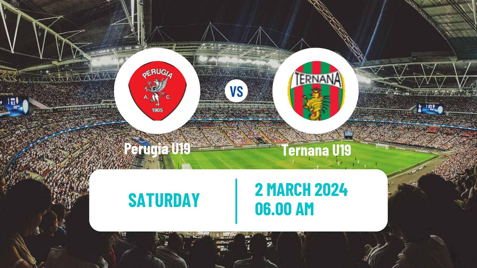 Soccer Italian Primavera 2 Perugia U19 - Ternana U19