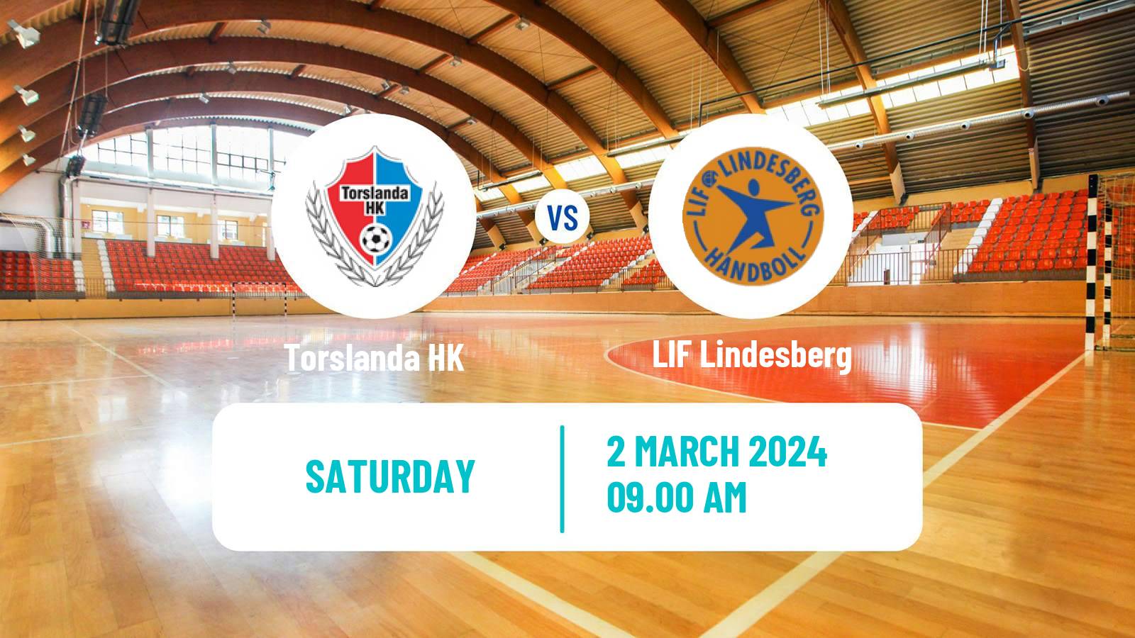 Handball Swedish Allsvenskan Handball Torslanda - LIF Lindesberg