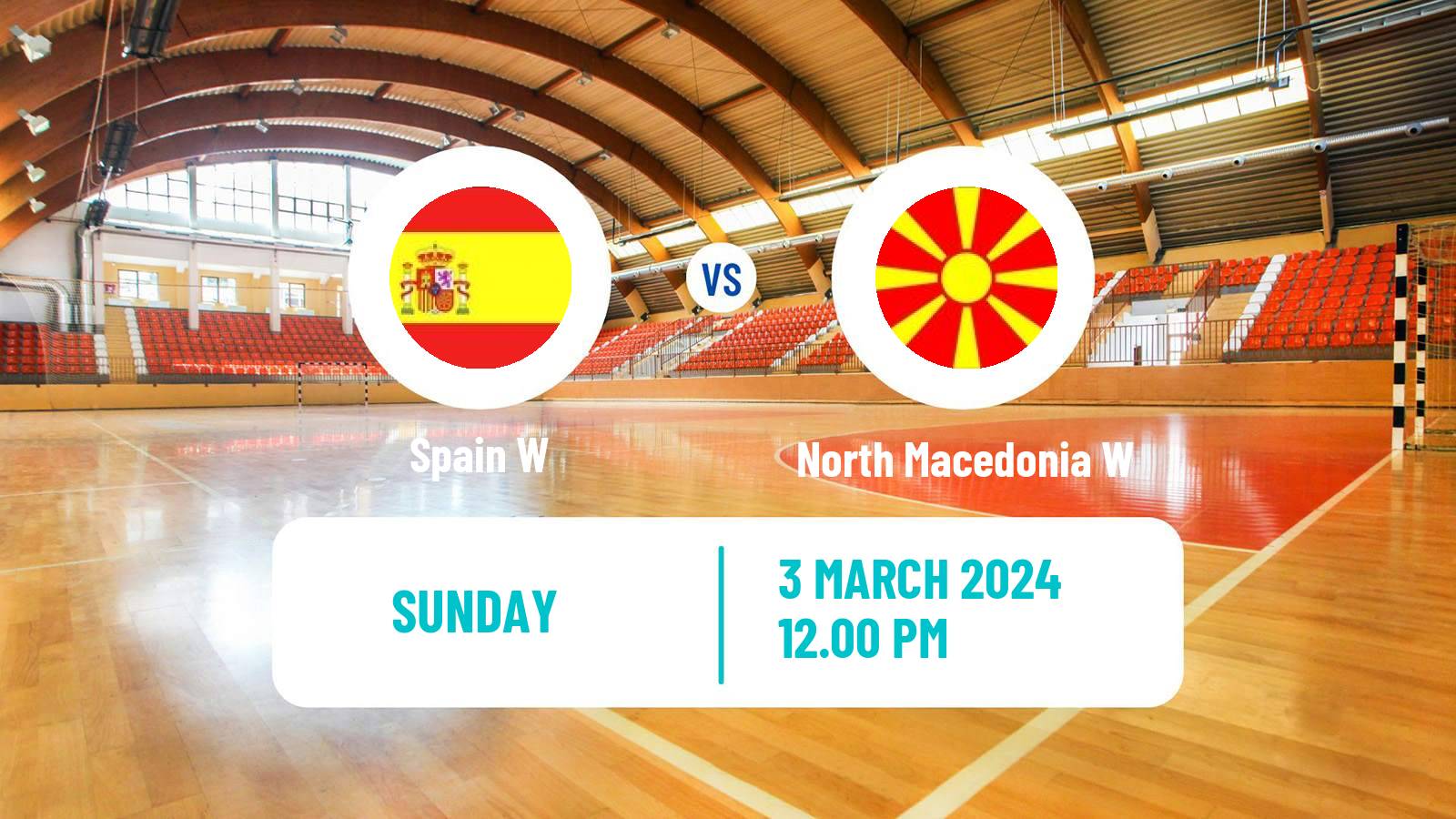 Handball Handball European Championship Women Spain W - North Macedonia W