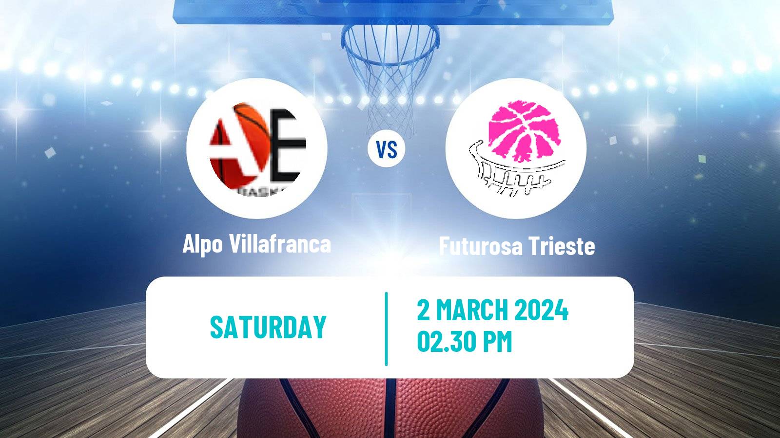 Basketball Serie A2 Basketball Women Group B Alpo Villafranca - Futurosa Trieste