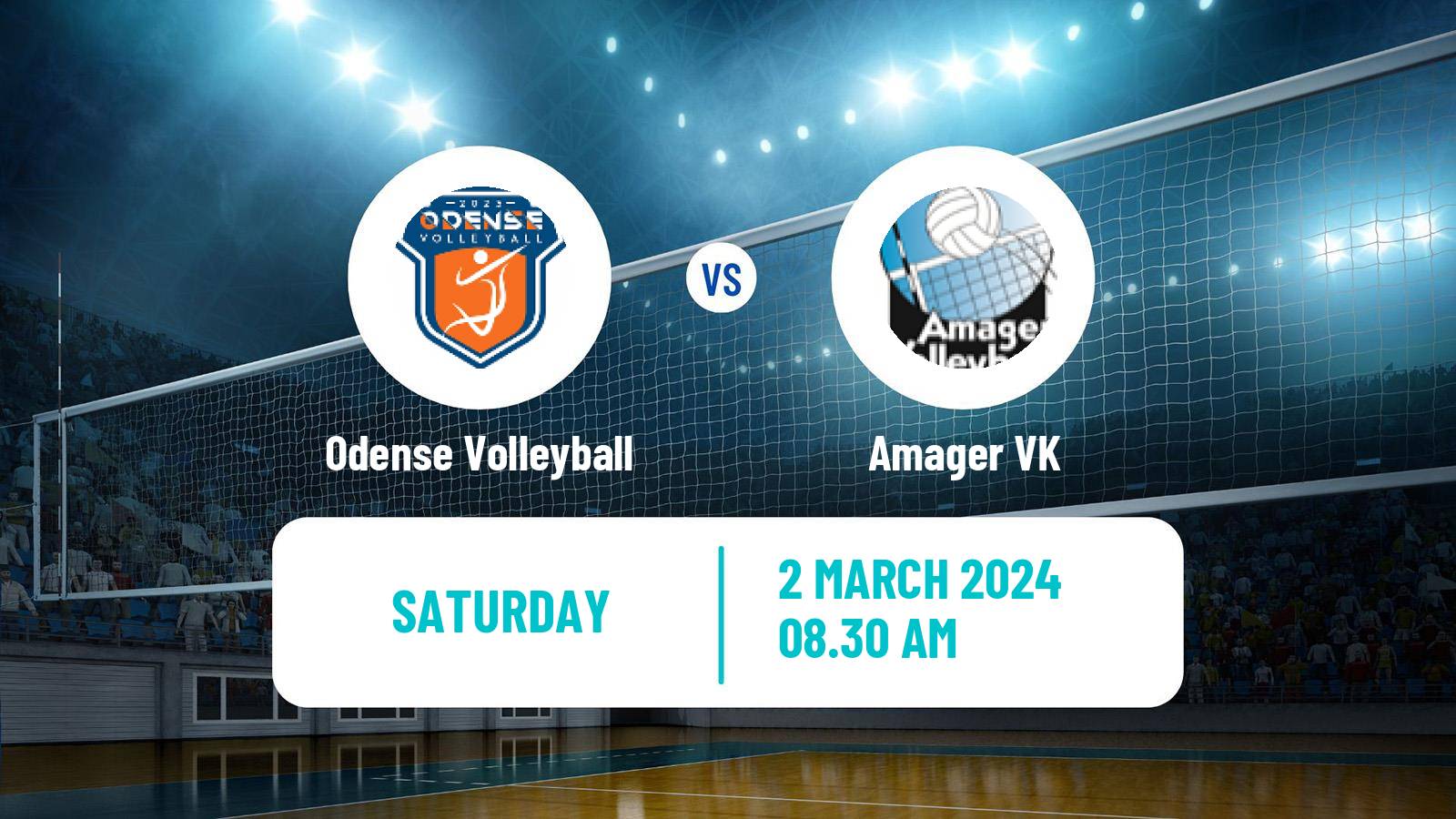 Volleyball Danish Volleyligaen Odense Volleyball - Amager