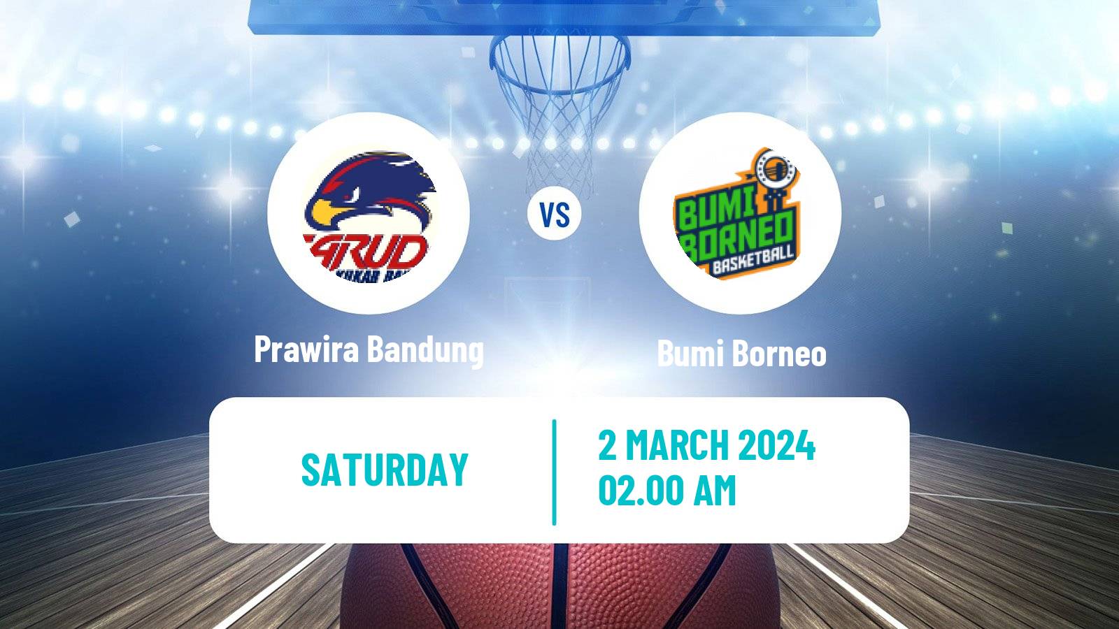 Basketball Indonesian IBL Prawira Bandung - Bumi Borneo