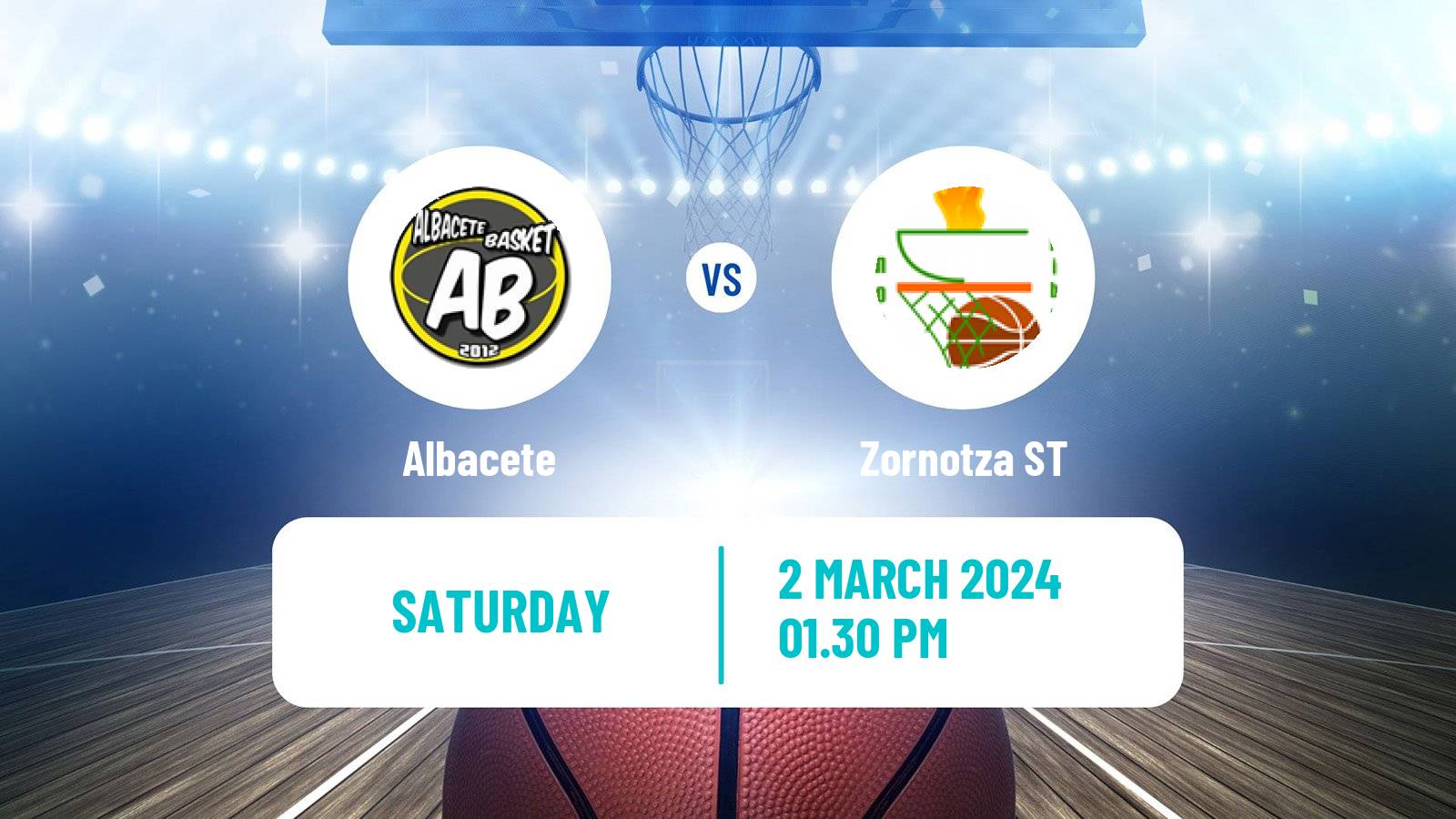 Basketball Spanish LEB Plata Albacete - Zornotza ST