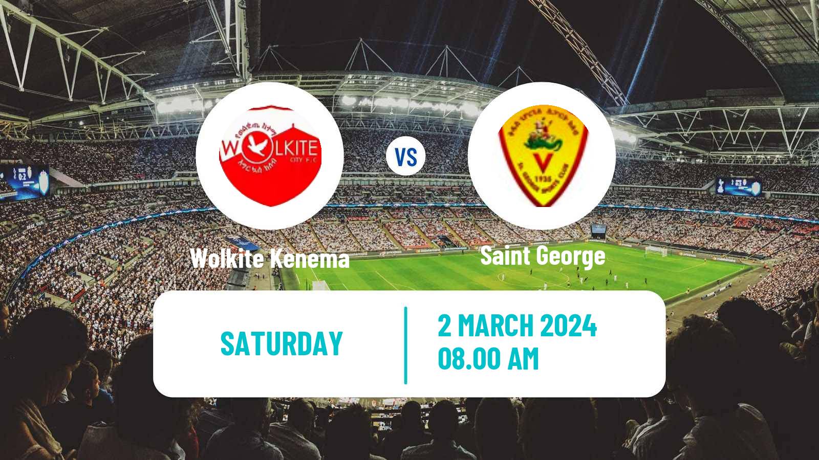 Soccer Ethiopian Premier League Wolkite Kenema - Saint George