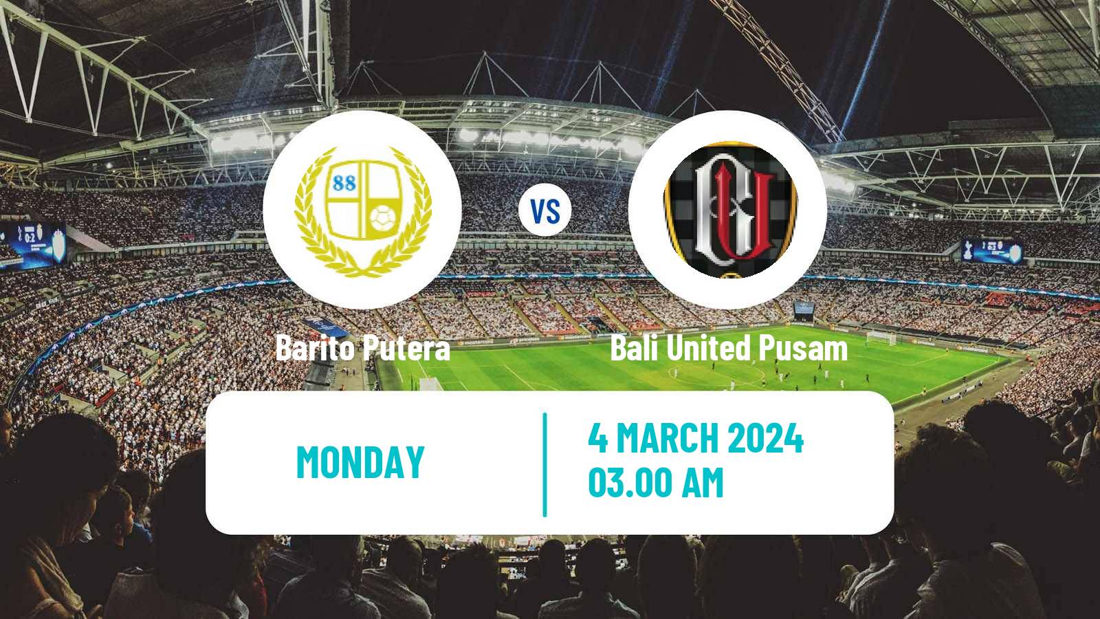 Soccer Indonesian Liga 1 Barito Putera - Bali United Pusam